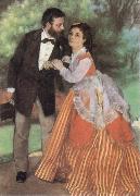 The Painter Sisley and his Wife Pierre-Auguste Renoir